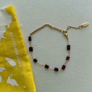 Anthropologie Serafina Bracelet with genuine stones